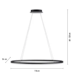 LAMPA WISZĄCA TITUS (2393-13) - Paul Neuhaus