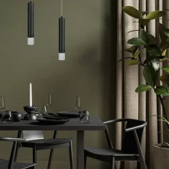 Lampa wisząca TUBI BLACK (ML8877) - Milagro