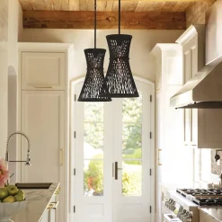 Lampa wisząca Twyla - 1 źródło światła - Czarny (QN-TWYLA-1P-BK) - Quintiesse