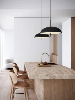 Lampa wisząca VERSALE Nordlux E27 2x15W Metal Czarny