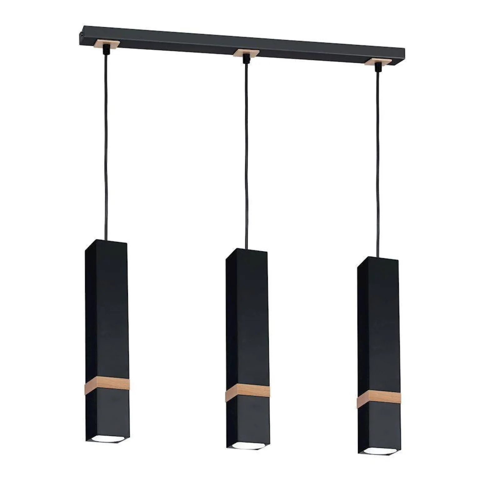 Lampa wisząca VIDAR BLACK 3xGU10 (MLP5404) - Milagro