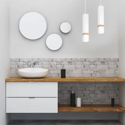 Lampa wisząca VIDAR WHITE 1xGU10 (MLP5408) - Milagro