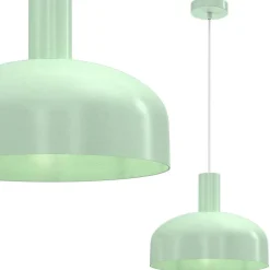Lampa wisząca VISBY MIĘTOWY 1xE27 (MLP1555) - Milagro