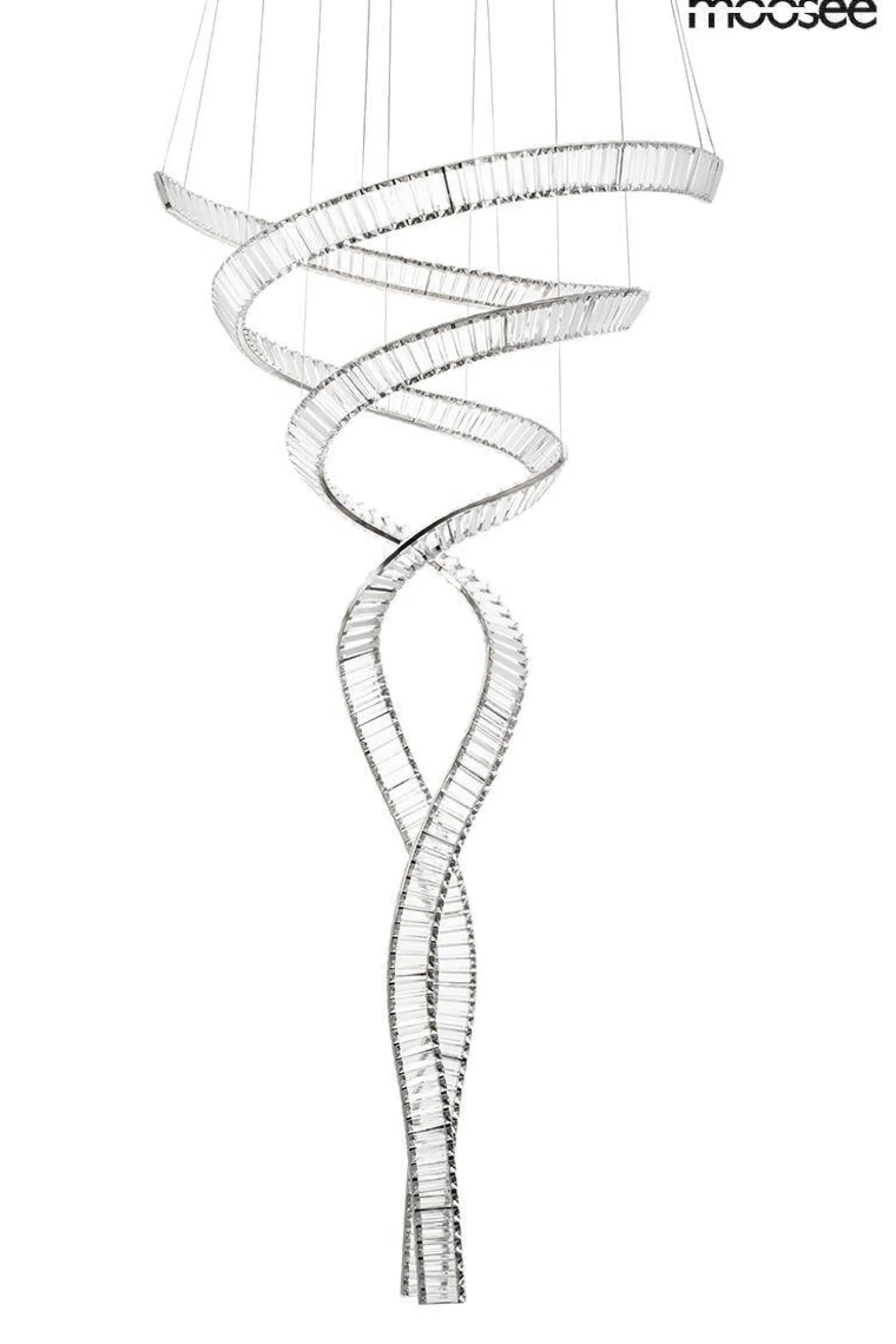 Lampa wisząca WAVE CORDON 2B chrom (MSE1501100194) - Moosee