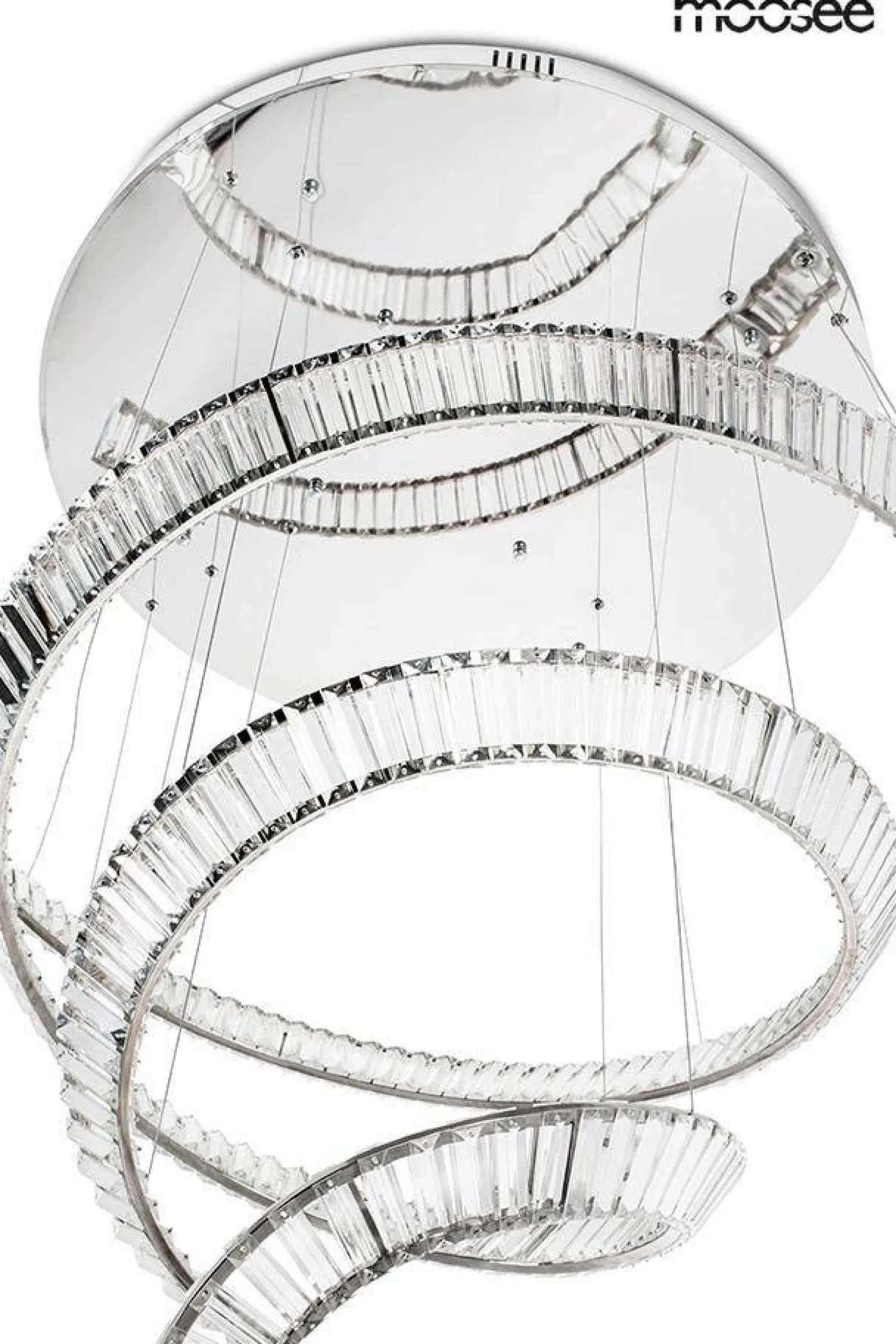 Lampa wisząca WAVE CORDON 2B chrom (MSE1501100194) - Moosee