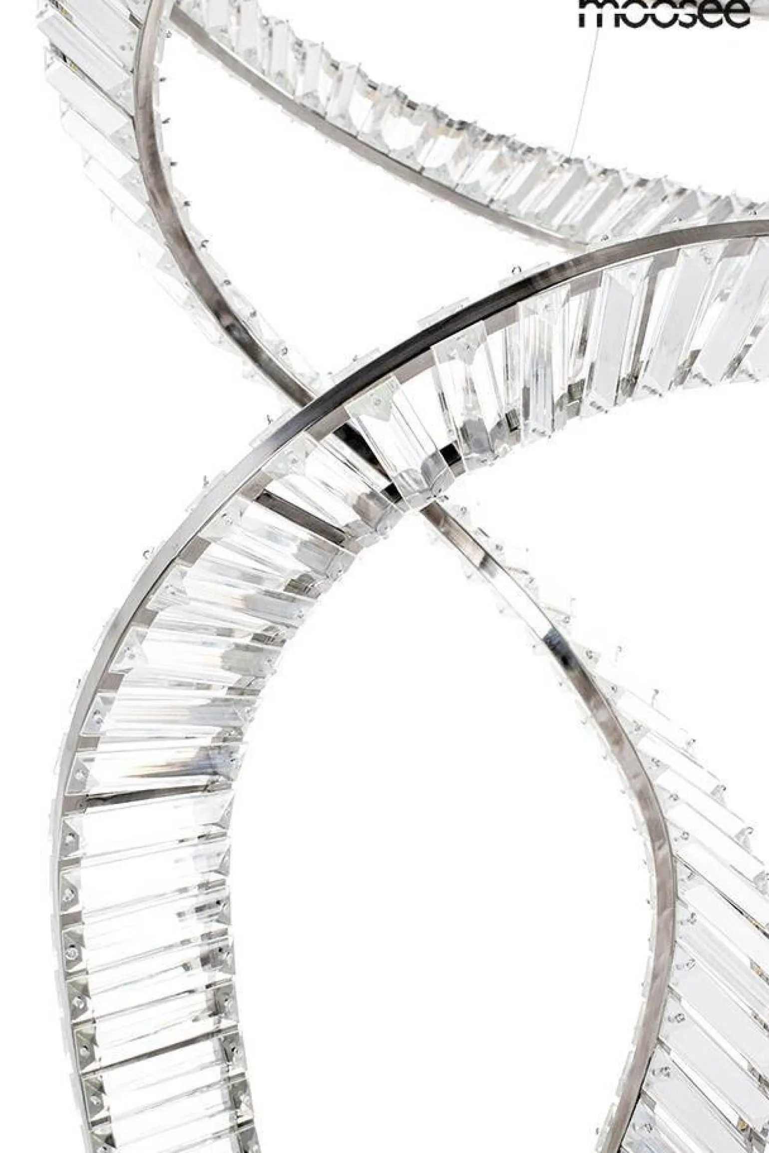 Lampa wisząca WAVE CORDON 2B chrom (MSE1501100194) - Moosee