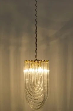 Lampa wisząca WAVE złota 60 cm (DP0339-600 gold) - Step into Design