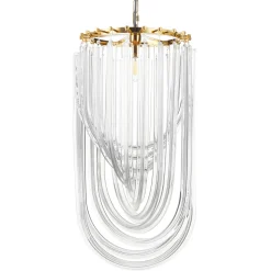 Lampa wisząca WAVE złota 40 cm (DP0339-400 gold) - Step into Design