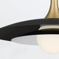 Lampa wisząca Welsh - Matowa czerń (QN-WELSH-P-BK) - Quintiesse