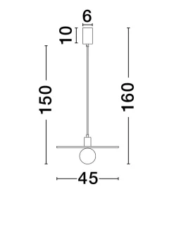 Lampa wisząca wewnętrzna ASUNTA (LE44658) - Luces Exclusivas