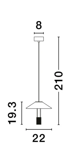 Lampa wisząca wewnętrzna AYAVIRI (LE44596) - Luces Exclusivas