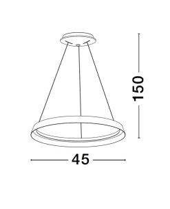 Lampa wisząca wewnętrzna BATALLAS (LE44785) - Luces Exclusivas