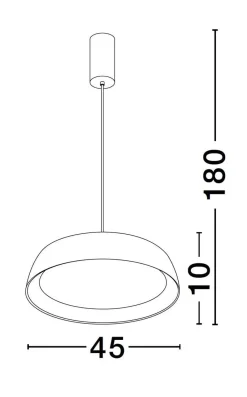 Lampa wisząca wewnętrzna CARACOLLO (LE44810) - Luces Exclusivas