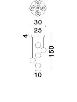 Lampa wisząca wewnętrzna CHEPEN (LE44642) - Luces Exclusivas
