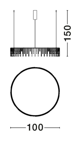 Lampa wisząca wewnętrzna HUARAZ (LE44452) - Luces Exclusivas