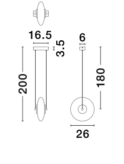 Lampa wisząca wewnętrzna HUACARAJE (LE44827) - Luces Exclusivas