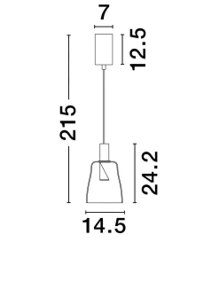 Lampa wisząca wewnętrzna IQUITOS (LE44846) - Luces Exclusivas