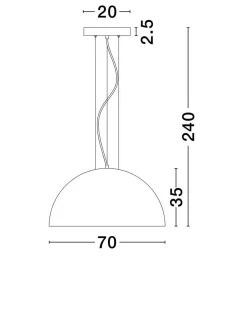 Lampa wisząca wewnętrzna JULIACA (LE44857) - Luces Exclusivas