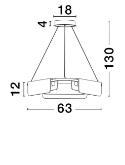 Lampa wisząca wewnętrzna MAIRANA (LE44616) - Luces Exclusivas