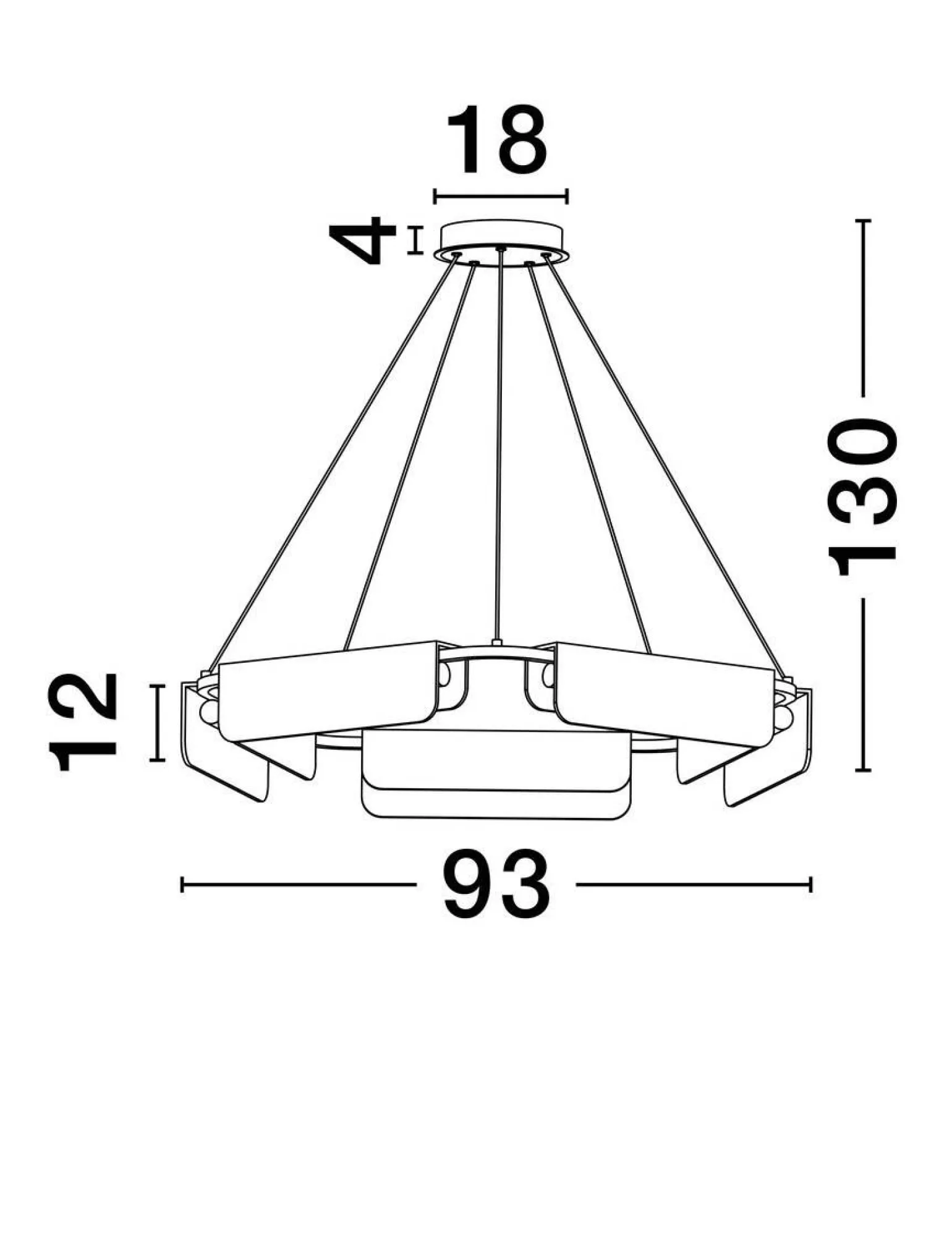 Lampa wisząca wewnętrzna MAIRANA (LE44617) - Luces Exclusivas