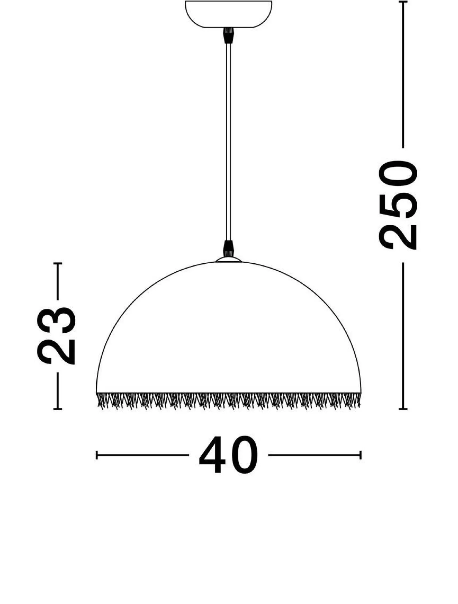 Lampa wisząca wewnętrzna MIZQUE (LE44748) - Luces Exclusivas