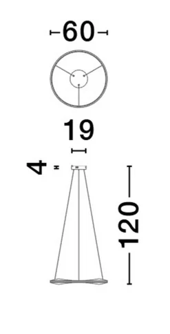 Lampa wisząca wewnętrzna SATIPO (LE44470) - Luces Exclusivas