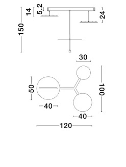 Lampa wisząca wewnętrzna TIRAQUE (LE44637) - Luces Exclusivas