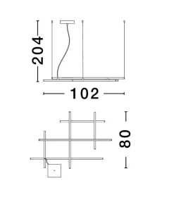 Lampa wisząca wewnętrzna TUMBES (LE44472) - Luces Exclusivas