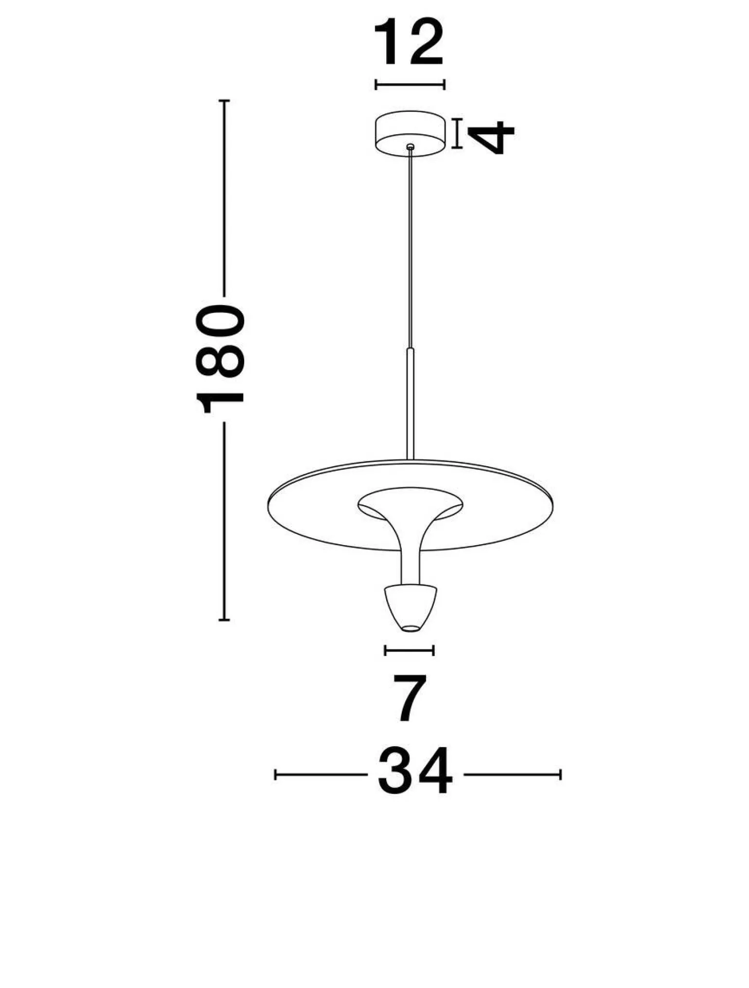 Lampa wisząca wewnętrzna UCURENA (LE44640) - Luces Exclusivas