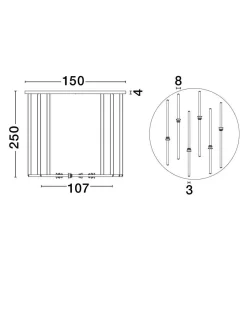 Lampa wisząca wewnętrzna URUBICHA (LE44692) - Luces Exclusivas