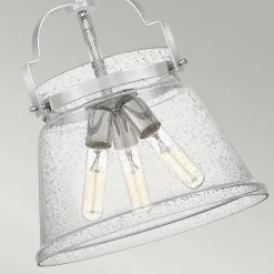 Lampa wisząca Wimberley - 3 źródła światła - Polerowany chrom (QN-WIMBERLEY-P-PC) - Quintiesse