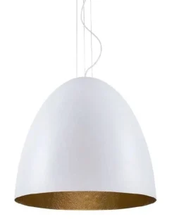 LAMPA WISZĄCA, ŻYRANDOL EGG WHITE | BIAŁY L (9023) - Nowodvorski - żyrandol