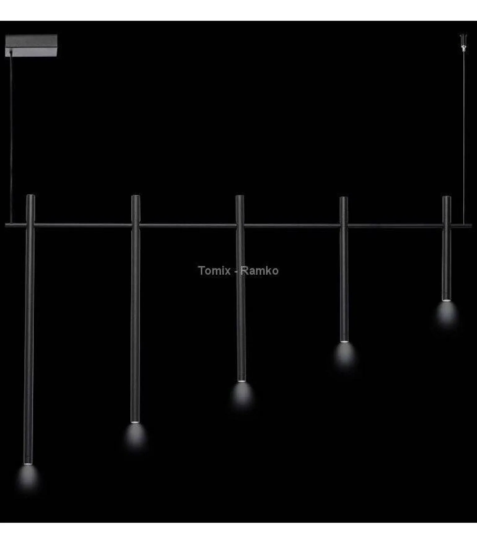 Lampa wisząca żyrandol LED ANTARA kol. biały (67750) Ramko - żyrandol