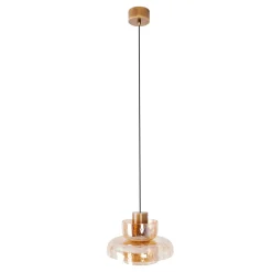 Lampa wisząca z bursztynowym kloszem Signature C Amber Glass MAXLIGHT P0603
