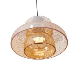 Lampa wisząca z bursztynowym kloszem Signature C Amber Glass MAXLIGHT P0603