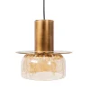 Lampa wisząca z bursztynowym kloszem Signature A Amber Glass MAXLIGHT P0601