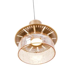 Lampa wisząca z bursztynowym kloszem Signature A Amber Glass MAXLIGHT P0601