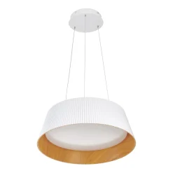Lampa wisząca z efektownym kloszem FRILL LED biała 45 cm (ST-DL6487-WH) - Step into Design