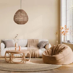 Lampa wisząca z papieru 38x38x138cm (55865-017) - DIJK