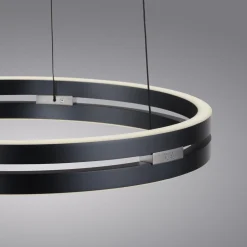 Lampa wisząca z płynną regulacją na pilota PURE E-LOOP SZARY (2550-15) - Paul Neuhaus