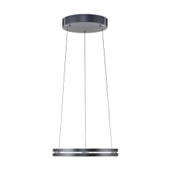 Lampa wisząca z płynną regulacją na pilota PURE E-LOOP SZARY (2550-15) - Paul Neuhaus