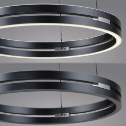 Lampa wisząca z płynną regulacją na pilota PURE E-LOOP SZARY (2550-15) - Paul Neuhaus