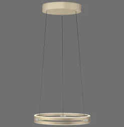 Lampa wisząca z płynną regulacją na pilota PURE E-LOOP MATOWY MOSIĄDZ (2550-60) - Paul Neuhaus