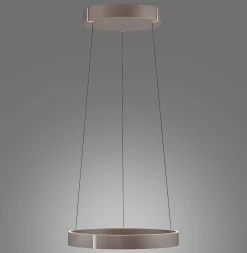 Lampa wisząca z płynną regulacją wysokości PURE E-CLIPSE METALICZNY BRĄZ (2560-34) - Paul Neuhaus