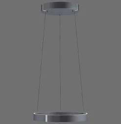 Lampa wisząca z płynną regulacją wysokości PURE E-CLIPSE SZARY (2560-15) - Paul Neuhaus