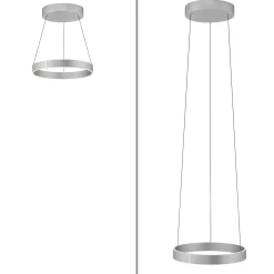 Lampa wisząca z płynną regulacją wysokości PURE E-CLIPSE ALUMINIUM (2560-95) - Paul Neuhaus