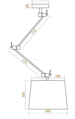 Lampa Wisząca ZAKYNTOS czarny (3550) - ARGON - żyrandol
