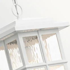 Lampa wisząca zewnętrzna Beacon Square (KL-BEACON-SQUARE8-WHT) - Elstead Lighting