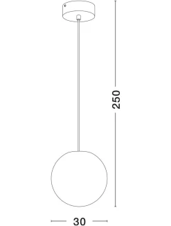 Lampa wisząca zewnętrzna CELENDIN (LE73762) - Luces Exclusivas
