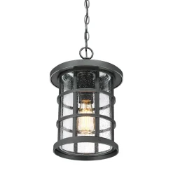 Lampa wisząca zewnętrzna Crusade (QZ-CRUSADE8-BLK) - Elstead Lighting